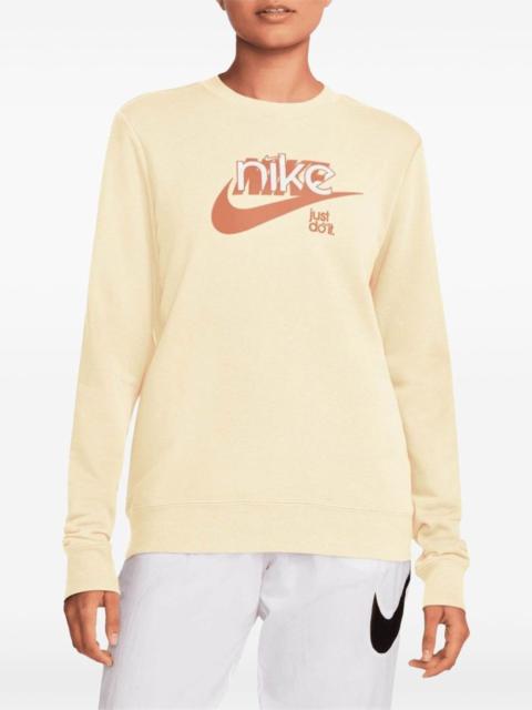 Nike Swoosh "Coconut Milk/Amber Brown/White" sweatshirt