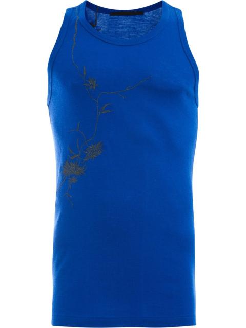 Haider Ackermann embroidered tank top