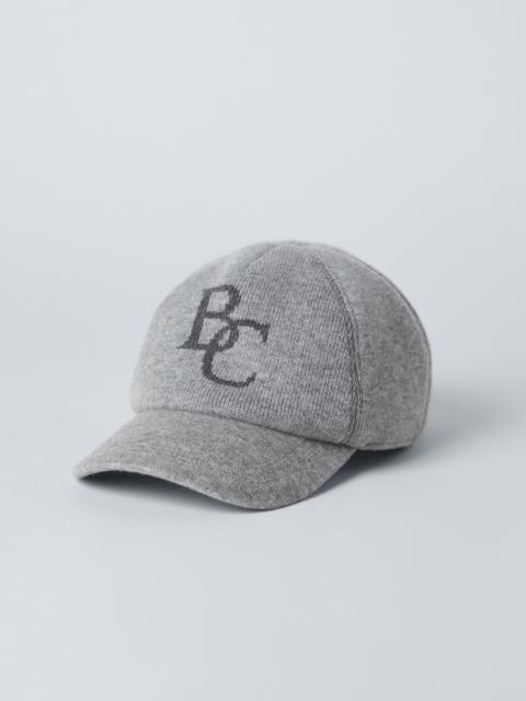 Brunello Cucinelli Cashmere knit baseball cap with intarsia