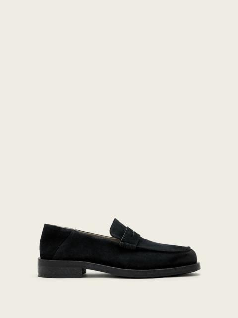 ALLSAINTS BLOOM STITCHED SUEDE LOAFERS