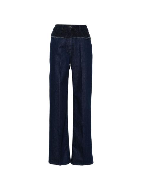 【関税込み】Givenchy ブルー Big Mix ジーンズ Givenchy Blue Big Mix Jeans | ssense | REVERSIBLE
