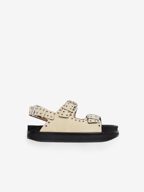 Isabel Marant OPHIE PLATFORM BUCKLE SANDALS