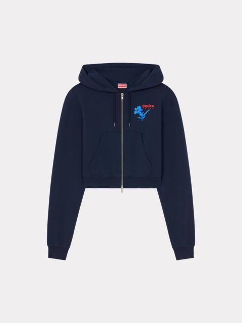 KENZO Hooded 'KENZO Drawn Flowers' embroidered sweatshirt