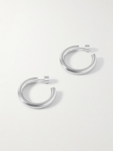 JENNIFER FISHER Natasha Mini Silver-plated Hoop Earrings