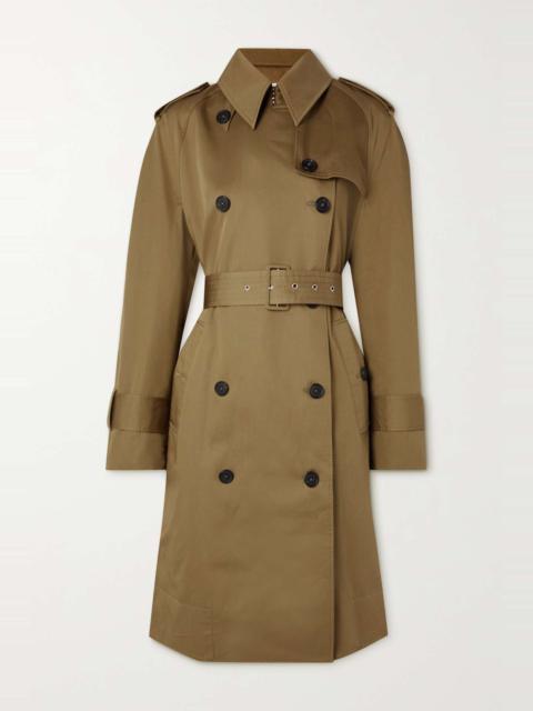 KHAITE The Spellman belted cotton-twill trench coat