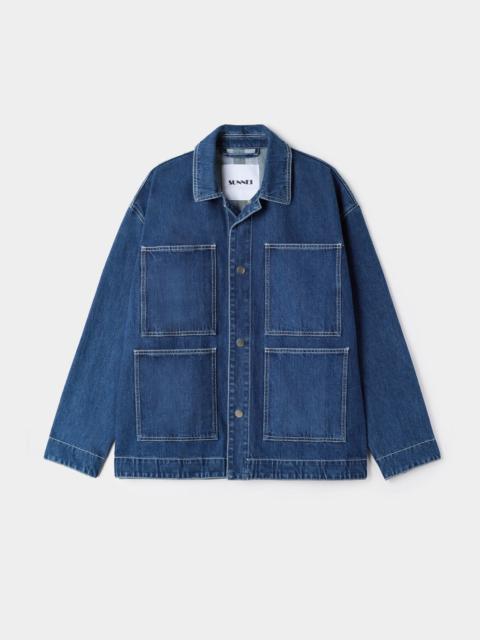 BELLIDENTRO JACKET / mid washed denim