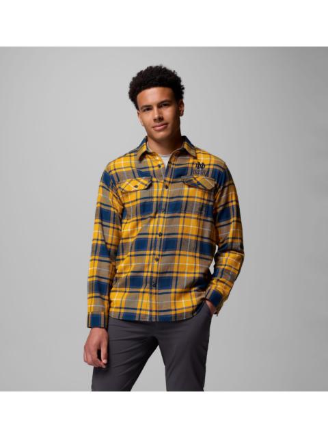 Columbia Men's Collegiate Flare Gun Flannel Long Sleeve Shirt - Notre Dame