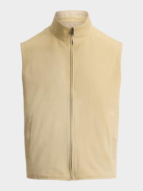 Polo Ralph Lauren Men's Jamison Reversible Suede Vest
