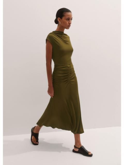 ME+EM High Neck Midi Dress