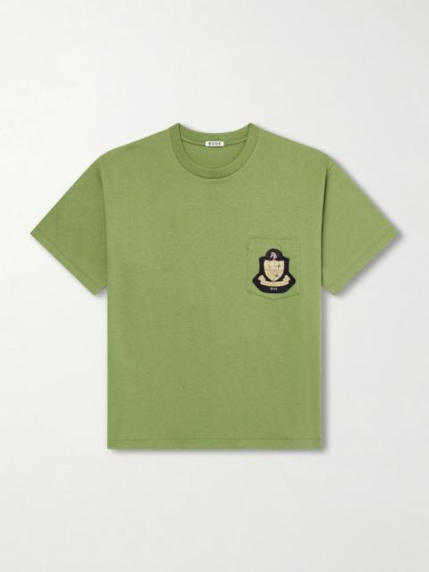 BODE Logo-Appliquéd Cotton-Jersey T-Shirt