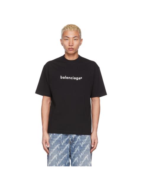 BALENCIAGA Black Copyright Logo T-Shirt