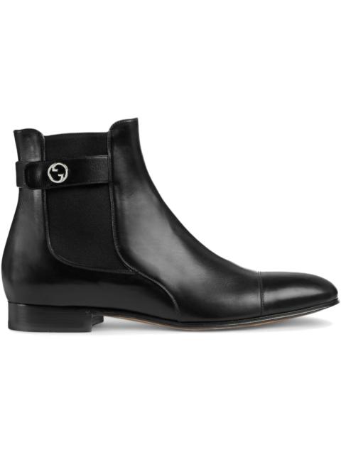 GUCCI Gucci Blondie Ankle Boot Black