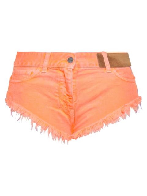 Palm Angels Orange Women's Denim Shorts