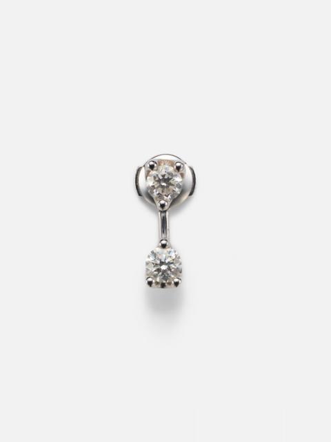 ANITA KO 18kt white gold single earring with diamonds