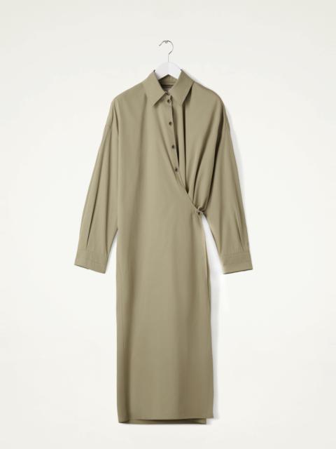 Lemaire STRAIGHT COLLAR TWISTED DRESS