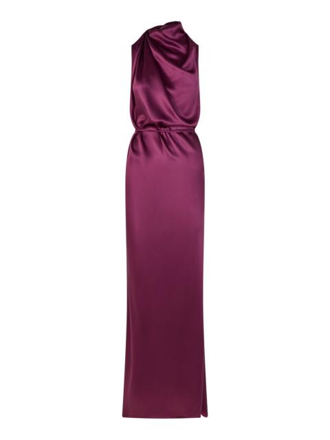 HEIRLOME Susana Silk Maxi Dress purple