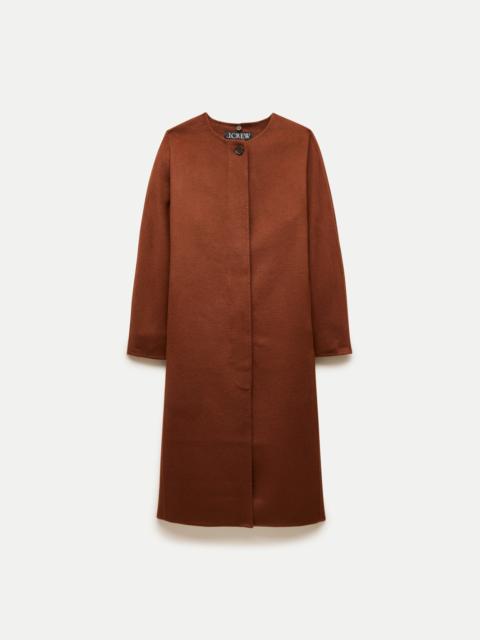 J.CREW Valentina scarf coat in drapey wool blend