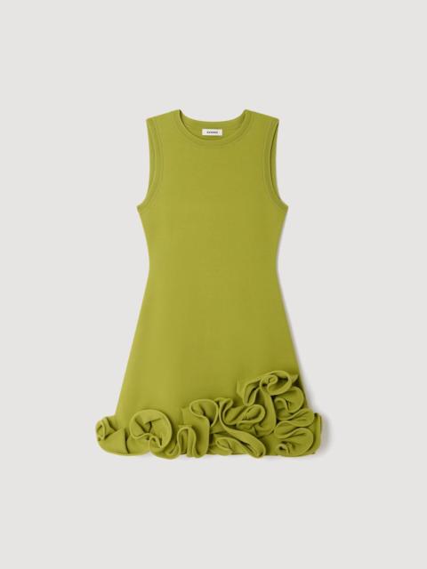 Sandro MINI FLORAL KNIT DRESS