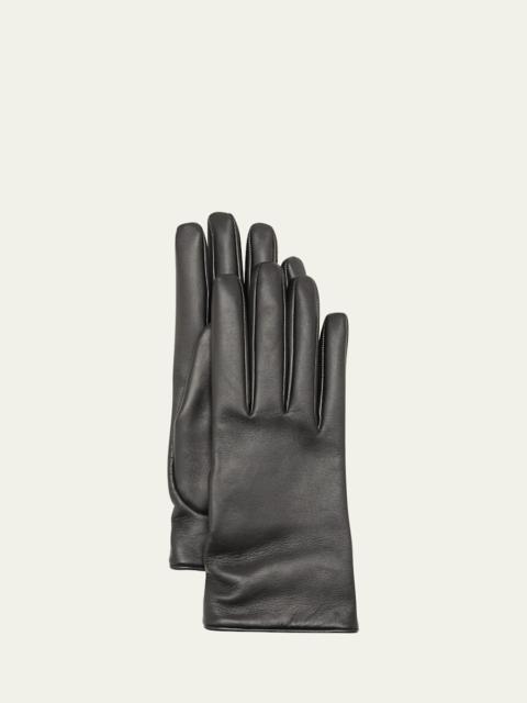 SAINT LAURENT YSL Vintage-Style Slit Gloves