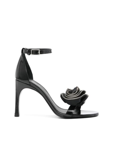 COPERNI 90mm floral-appliqué sandals