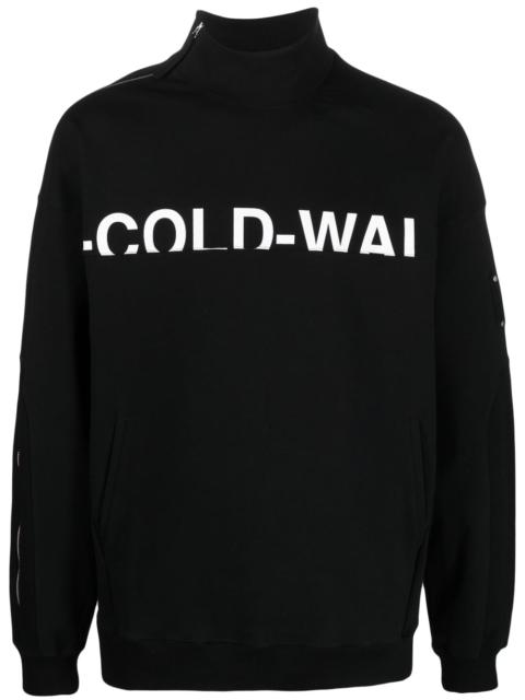A-COLD-WALL* logo-print zip-fastening sweatshirt