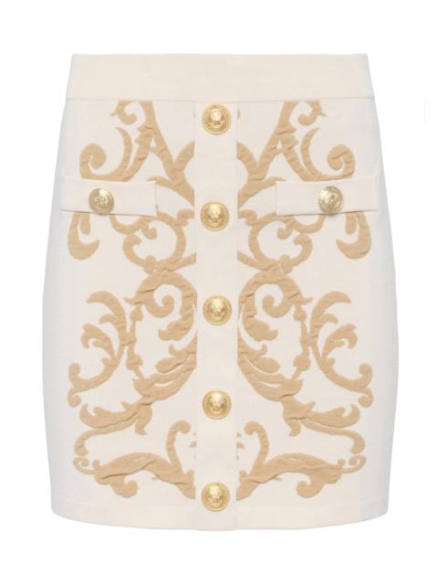 L'AGENCE Minoru Jacquard Mini Skirt
