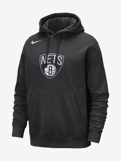 Nike Brooklyn Nets Club Nike Men's NBA Pullover Hoodie