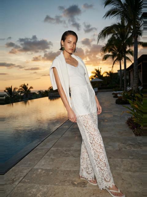 CAMI NYC MINERVA LACE PANT WHITE