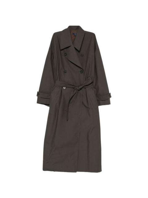 soeur Helio double-breasted belted coat