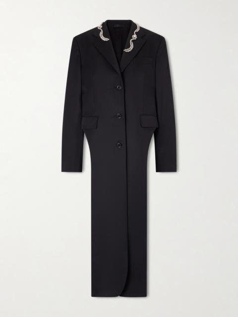 Simone Rocha Embellished Woven Coat
