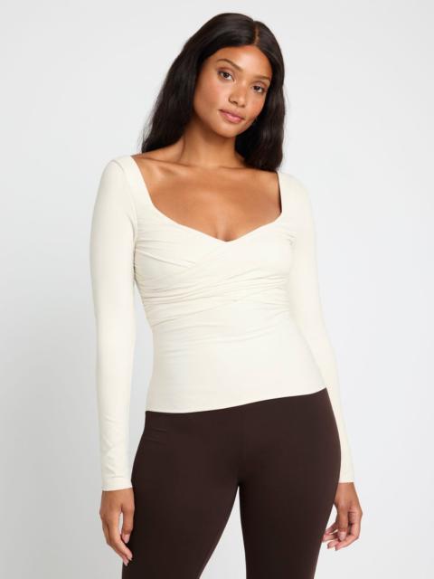 Splendid Stretch Nylon LYR Twist Top