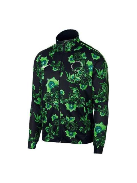 Nike Nike 2018-19 Nigeria Track Jacket 'Green Black' AH7886-010