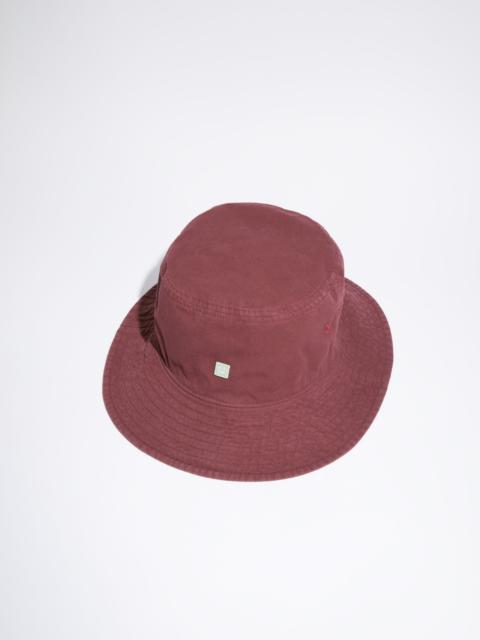 Acne Studios Bucket hat - Wine red
