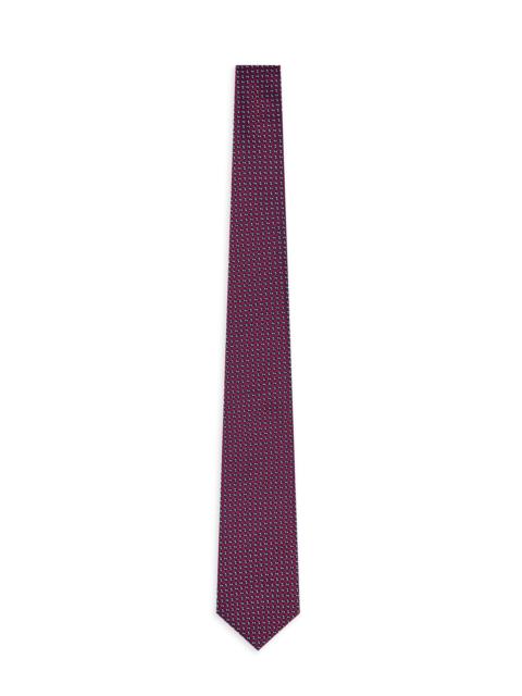 GIORGIO ARMANI Men's Elaborated Diamond Silk Tie - Fancy Purple
