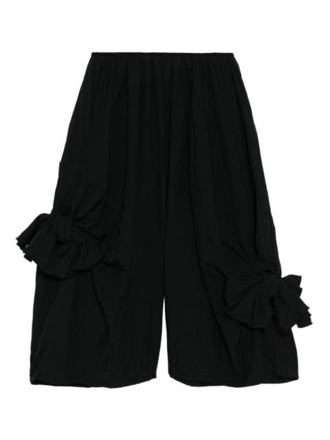 Comme des Garçons Comme des Garçons knot-detail trousers