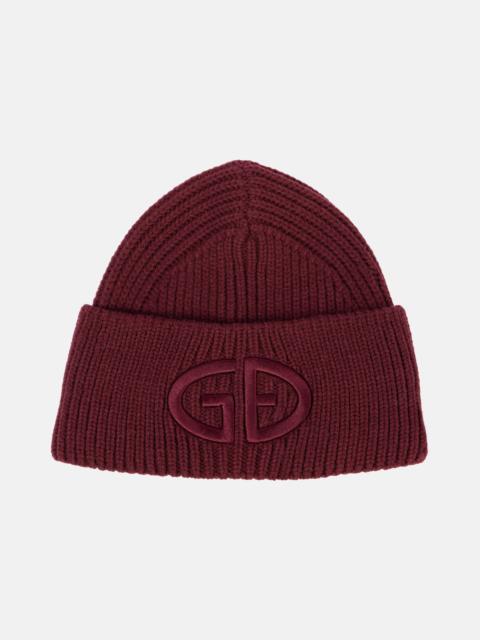 GOLDBERGH Valerie logo ribbed-knit beanie