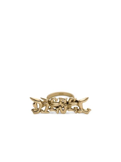 Diesel logo ring