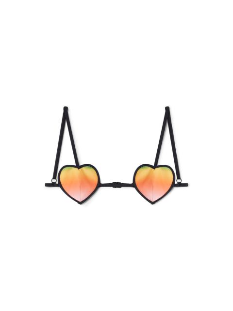 CASABLANCA Heart Gradient Bikini Top