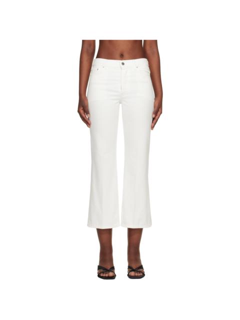 TOTEME Off-White Kick Flare Jeans