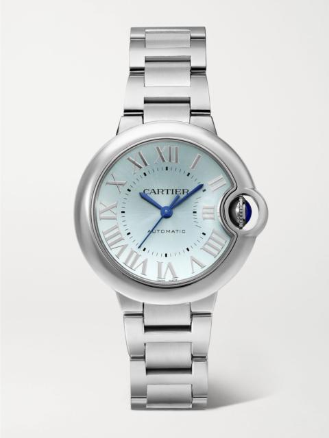 Cartier Ballon Bleu de Cartier automatic stainless steel watch Silver