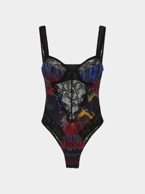 DSQUARED2 SEXY PUNK PRINTED BODY