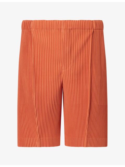 ISSEY MIYAKE Drawstring-Waist Pleated Knitted Shorts