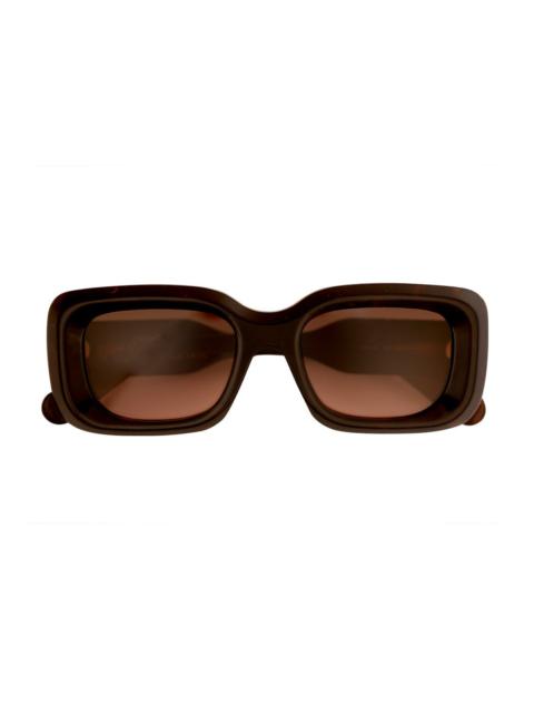 Retro Square Frame Sunglasses