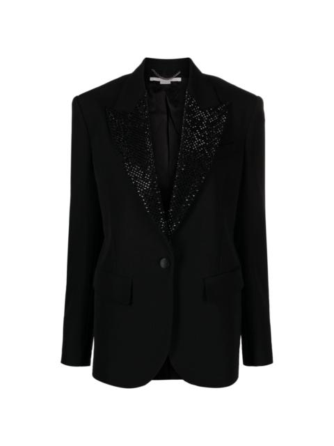Stella McCartney Hotfix crystal-embellished blazer