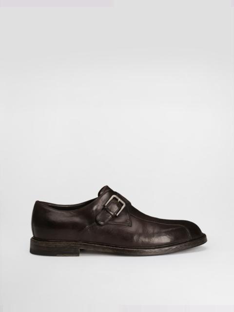 Dolce & Gabbana Washed calfskin laced shoes