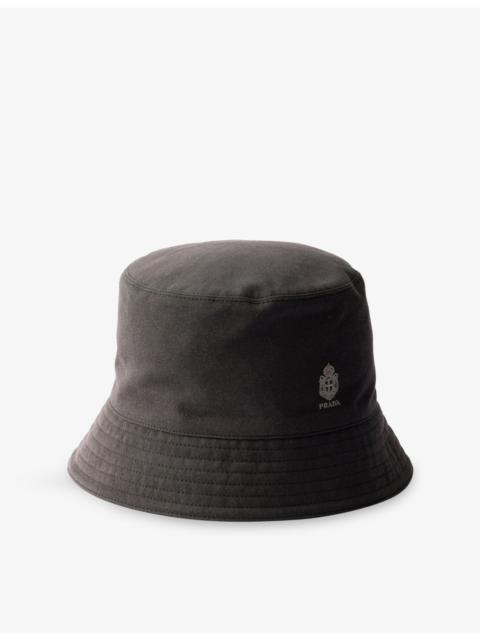 Prada Old Gabardine Cotton Bucket Hat