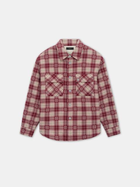 AMIRI Padded Overshirt Deep Red | thewebster | REVERSIBLE