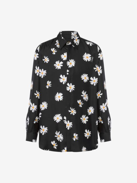 Moschino TWILL SHIRT ALLOVER DAISY
