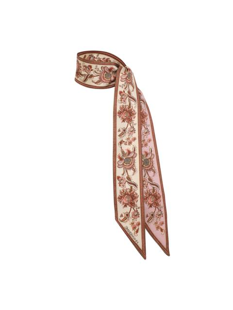 Zimmermann PRINTED SILK RIBBON SCARF