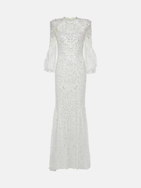 JENNY PACKHAM Bridal Hedda embellished gown